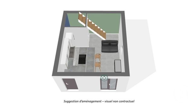 Appartement F2 à louer - 2 pièces - 47.47 m2 - CHENNEVIERES SUR MARNE - 94 - ILE-DE-FRANCE - Century 21 Concordance Immobilier